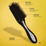 D-1 Medium Styler Hairbrush (7 Row) | Denman