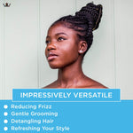 D-81 Hair Brush (Soft Nylon Quill Boar Bristles Cushion Brush) | Denman