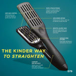 D-79 Thermo Straightening Brush (Boar Bristles) | Denman