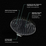 D-6 Be-Bop Shampoo Massage Brush | Denman