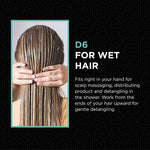 D-6 Be-Bop Shampoo Massage Brush | Denman