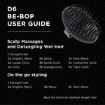 D-6 Be-Bop Shampoo Massage Brush | Denman