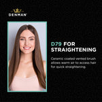 D-79 Thermo Straightening Brush (Boar Bristles) | Denman
