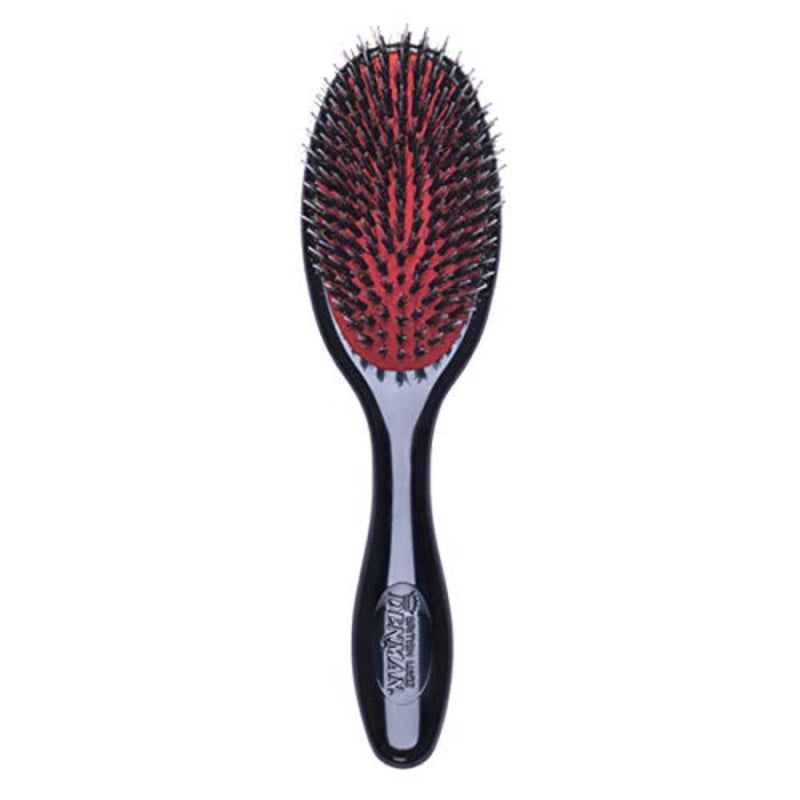 D-81 Hair Brush (Soft Nylon Quill Boar Bristles Cushion Brush) | Denman