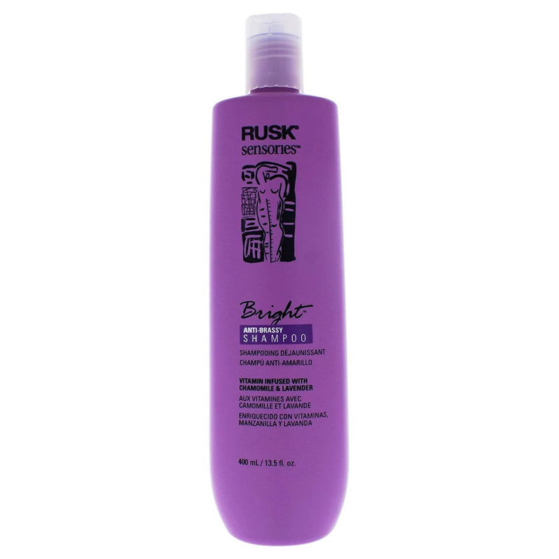 Sensories Bright Anti-Brassy Shampoo (Vitamin Infused Chamomile & Lavender)| Rusk