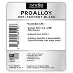 ProAlloy® AAC-1 Replacement Blade Set | Andis