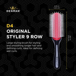 D-4 Classic Styler Brush (9 Row) | Denman