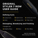 D-3 Classic Styler Brush (7 Row) | Denman