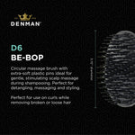 D-6 Be-Bop Shampoo Massage Brush | Denman