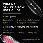 D-4 Classic Styler Brush (9 Row) | Denman